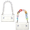 Acrylic Link Pendant Decorations HJEW-OC00031-1