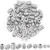 Unicraftale 90Pcs 5 Style 304 Stainless Steel Beads STAS-UN0024-27-1