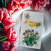 4Pcs 4 Styles PVC Stamp DIY-WH0487-0078-2