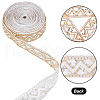 Sparkle Polyester Embroidery Ribbon OCOR-WH0070-76B-6