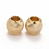 Eco-Friendly Brass Cat Eye Beads KK-M225-25G-D-2