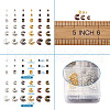 Brass Crimp Beads Covers KK-TA0007-81-9