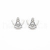 Tibetan Style Alloy Charms TIBE-S320-196AS-2