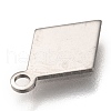 Non-Tarnish 201 Stainless Steel Charms STAS-O134-06P-3