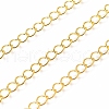 Brass Twisted Chains CHC-Q001-5x4mm-G-2