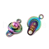 201 Stainless Steel Snap Clasps STAS-K148-11RC-2