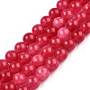 Natural Quartz Beads Strands G-R479-8mm-10-1