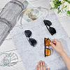 FINGERINSPIRE 2Pcs 2 Styles Non-Woven Felt Fabrics Jewelry Rolls for Glasses AJEW-FG0003-85-3