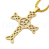 201 Stainless Steel Pendant Necklaces NJEW-H030-05G-1