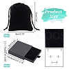  12Pcs Rectangle Velvet Jewelry Drawstring Pouches DIY-NB0008-85-2