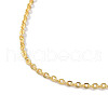 Brass Cable Chain Necklaces Making MAK-P011-01G-3