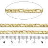 Ion Plating(IP) 304 Stainless Steel Figaro Chains CHS-L019-08G-2