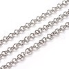 Tarnish Resistant 304 Stainless Steel Rolo Chains CHS-E016-02A-P-1