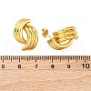 304 Stainless Steel Stud Earrings for Women EJEW-A125-75G-5