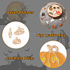 Mega Pet 44pcs 22 style Alloy Enamel Pendants ENAM-MP0001-07-3