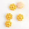 ABS Plastic Imitation Pearl Cabochons OACR-S008-Z32-1
