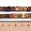 Natural Polychrome Jasper/Picasso Stone/Picasso Jasper Beads Strands G-T140-45A-5
