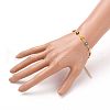 Daisy Link Chain Necklaces & Bracelets Jewelry Sets SJEW-JS01138-01-9