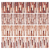 GOMAKERER 16Pcs 4 Colors Self Adhesive PVC Wall Stickers DIY-GO0002-15-1