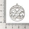 Non-Tarnish 201 Stainless Steel Pendants STAS-B049-19P-3