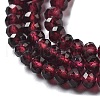 Natural Garnet Beads Strands G-P555-A01-01-4