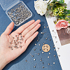   304 Stainless Steel Stud Earring Findings STAS-PH0001-09P-WH-3