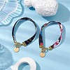 Ethnic Style Polyester Ribbons Bracelets BJEW-JB10495-2