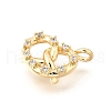 Brass Micro Pave Cubic Zirconia Pendants KK-Q097-05B-G-2