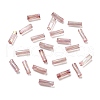10G Ceylon Glass Twist Bugle Beads SEED-L012-01G-3