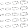 SUNNYCLUE 24Pcs 4 Styles 925 Sterling Silver Split Jump Rings STER-SC0001-43-1