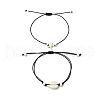 2Pcs Polyester Thread Braided Bracelets BJEW-JB11522-2