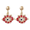 Glass Seed Beads Stud Earrings EJEW-MZ00270-02-1
