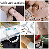 600Pcs 3 Styles Rondelle Brass Crimp Beads KK-LP0001-18-4