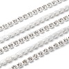 Brass Rhinestone Strass Chains CHC-T001-SS12-01S-2