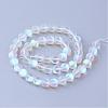 Synthetic Moonstone Beads Strands G-R375-6mm-A13-2