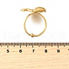 304 Stainless Steel Adjustable Cuff Rings for Women RJEW-M103-02G-3