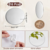  16Pcs 201 Stainless Steel Cabochons FIND-NB0005-30-2