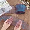 10 Yards Mermaid Color Polyester Pleated Lace Trim Ribbon DIY-WH0419-43C-3