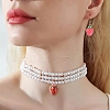 6Pcs 5 Styles Transparent Resin Fruit Pendants FIND-YW0005-66-6