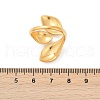 Teardrop 304 Stainless Steel Open Cuff Rings RJEW-R018-01G-03-5