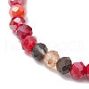 5Pcs Alloy Heart Charm Bracelets BJEW-JB11728-5