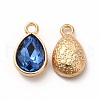 Faceted Glass Rhinestone Pendants GLAA-I051-A06-1