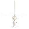 Geometric Metal Suncatchers Wall Hanging Decoration HJEW-G018-01A-G-2