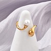 304 Stainless Steel Cuff Rings RJEW-D317-03G-1