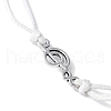 Korean Waxed Polyester Cord Adjustable Bracelets BJEW-JB11590-02-3