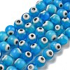 Handmade Lampwork Beads Strands LAMP-H001-07C-1