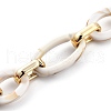 Handmade Quick Link Chains AJEW-JB00735-02-2