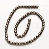 Electroplate Non-magnetic Synthetic Hematite Bead Strands G-F300-28-06-2