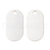 925 Sterling Silver Blank Oval Charms STER-F057-07S-1