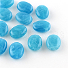 Oval Imitation Gemstone Acrylic Beads OACR-R047-20-1